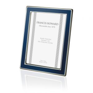 Bristol Dark Blue Silver Frame