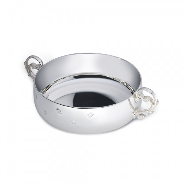 Extra Heavy Silver Jersey Bowl Small