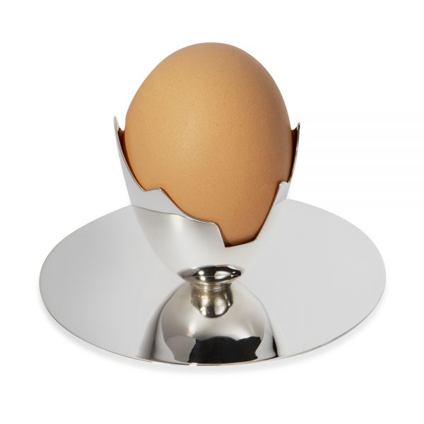 Cracked Egg Cup on Plate