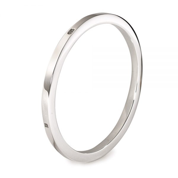 Silver Extra Heavy Square Bangle