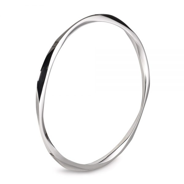 Silver Orbital Bangle