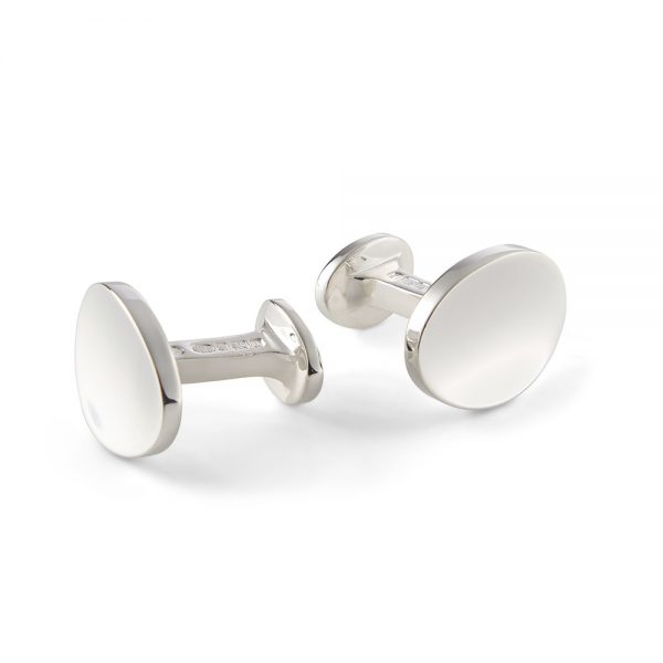 Oval Concaved Cufflinks