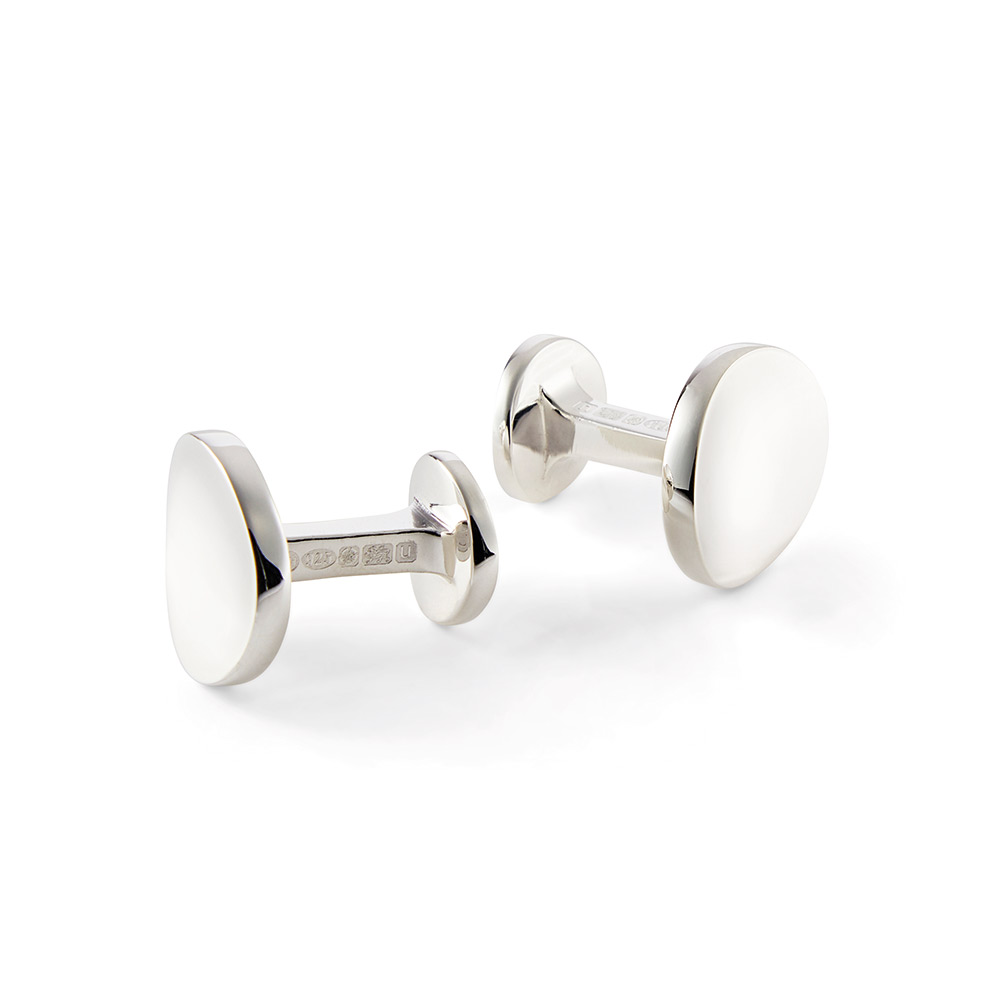 Round Concave Cufflinks - Francis Howard