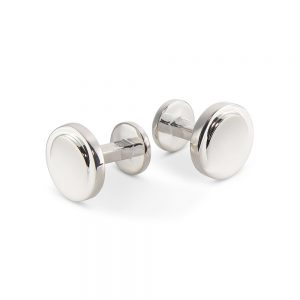 Round Step Cufflinks