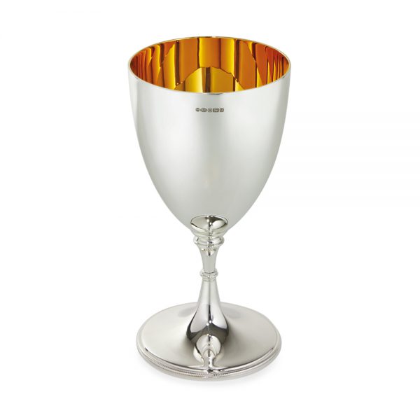 Silver Wine Goblet D014